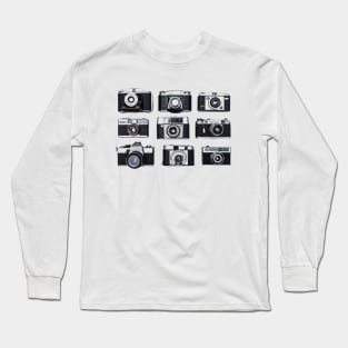 vintage cameras, collection Long Sleeve T-Shirt